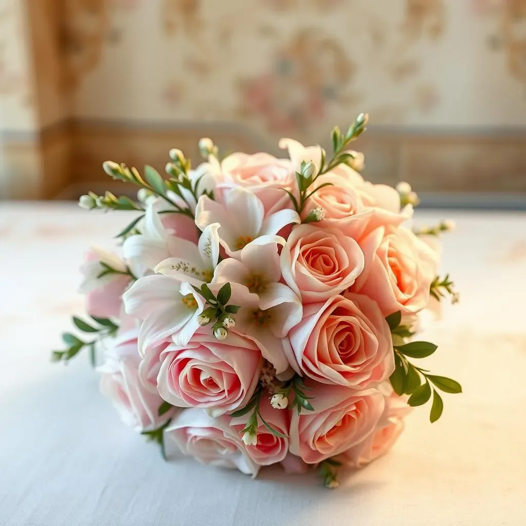 Awesome Alstroemeria and Rose Wedding Bouquets