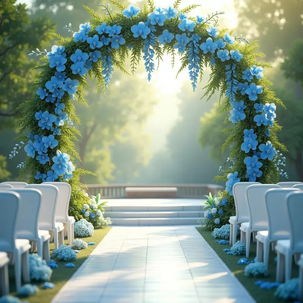 Beyond the Bouquet: Incorporating Blue Orchids in Your Wedding