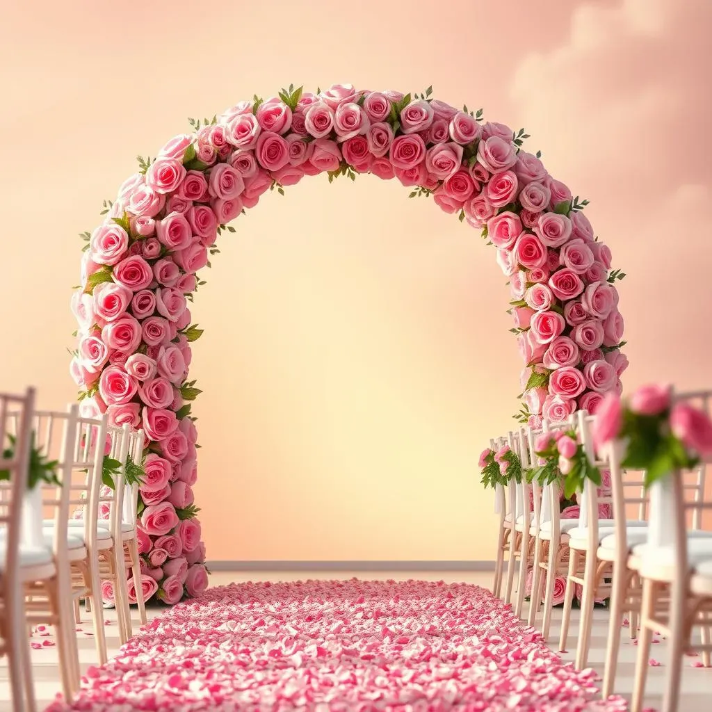 Beyond the Bouquet: Pink Roses in Wedding Decor