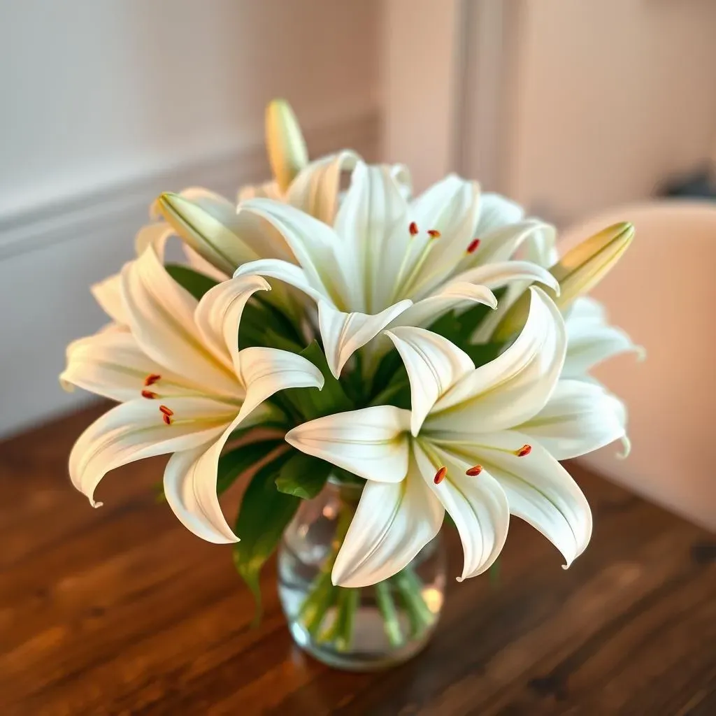 Caring for Your White Stargazer Lily Wedding Bouquet