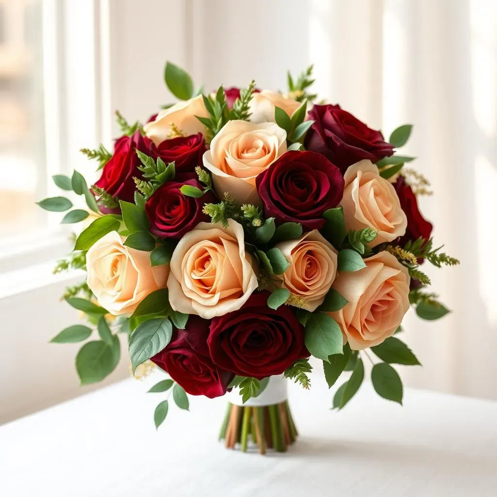 Choosing the Perfect Burgundy and Rose Gold Roses