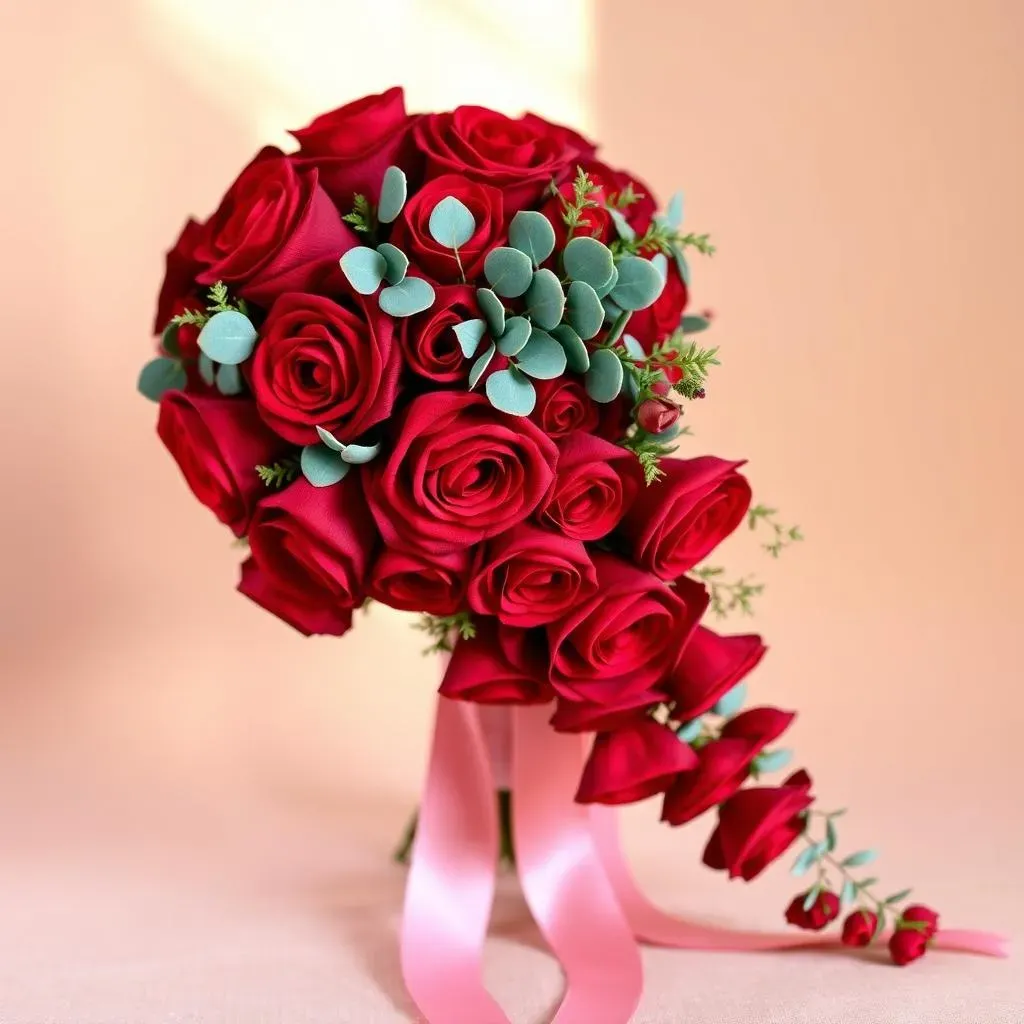 Crafting Your Perfect Red Rose Cascade Bouquet