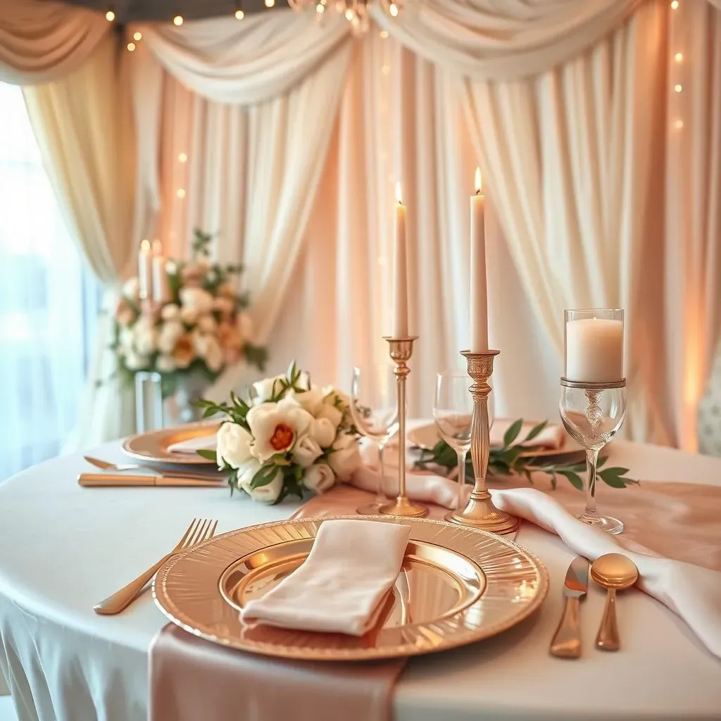 Creating a Cohesive Wedding Theme with Champagne Rose Gold