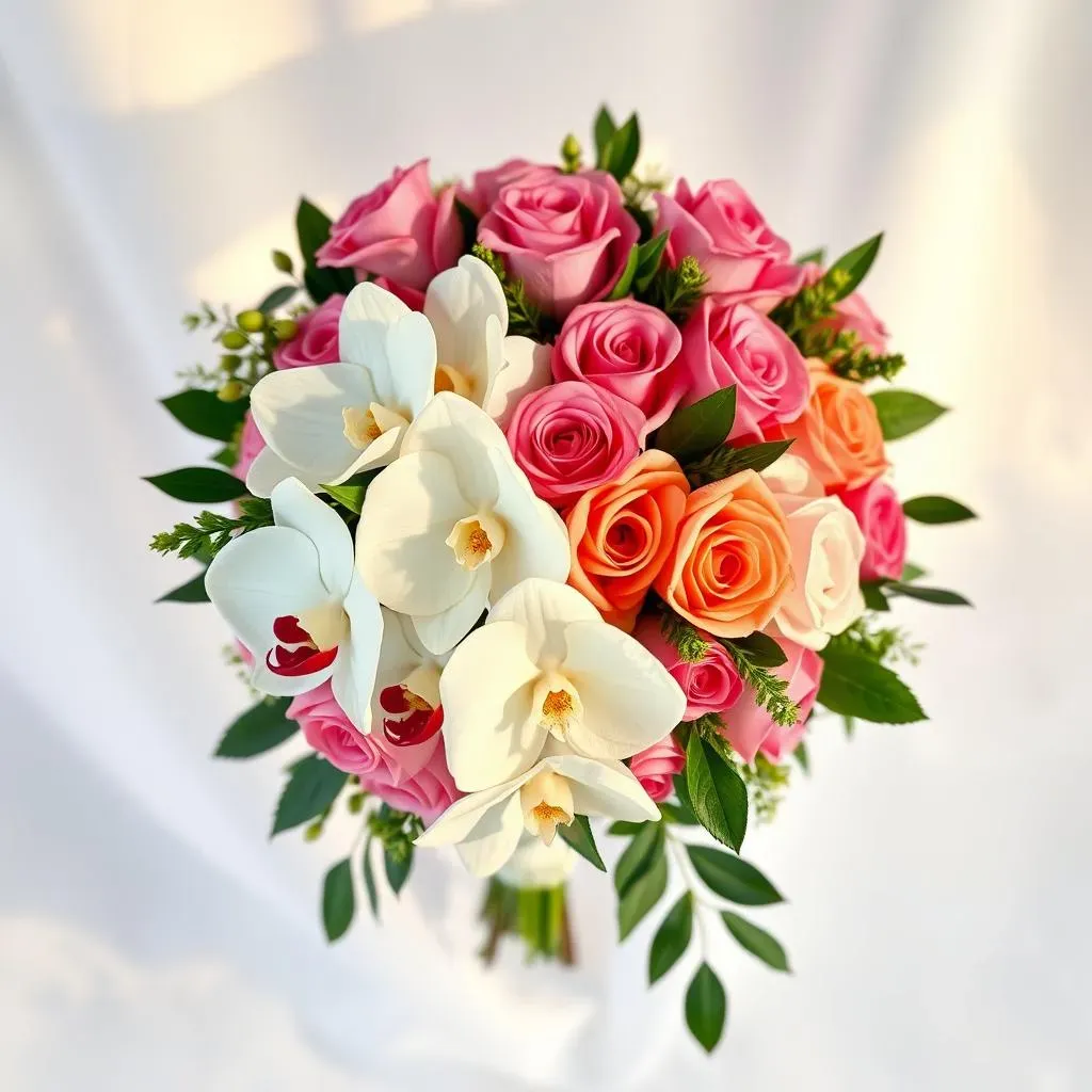 Creating Stunning Wedding Bouquets with Orchids and Roses