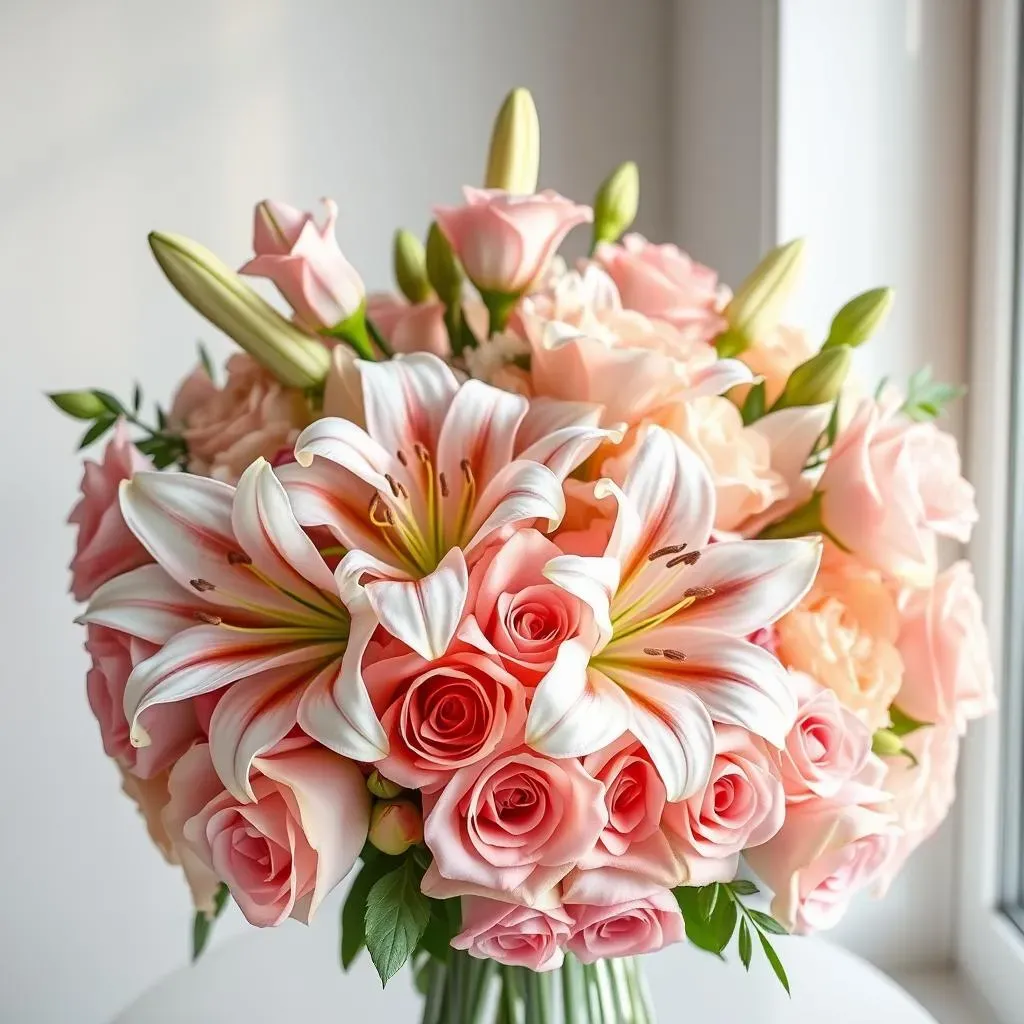 Designing Your Dream Stargazer Lily and Rose Bouquet