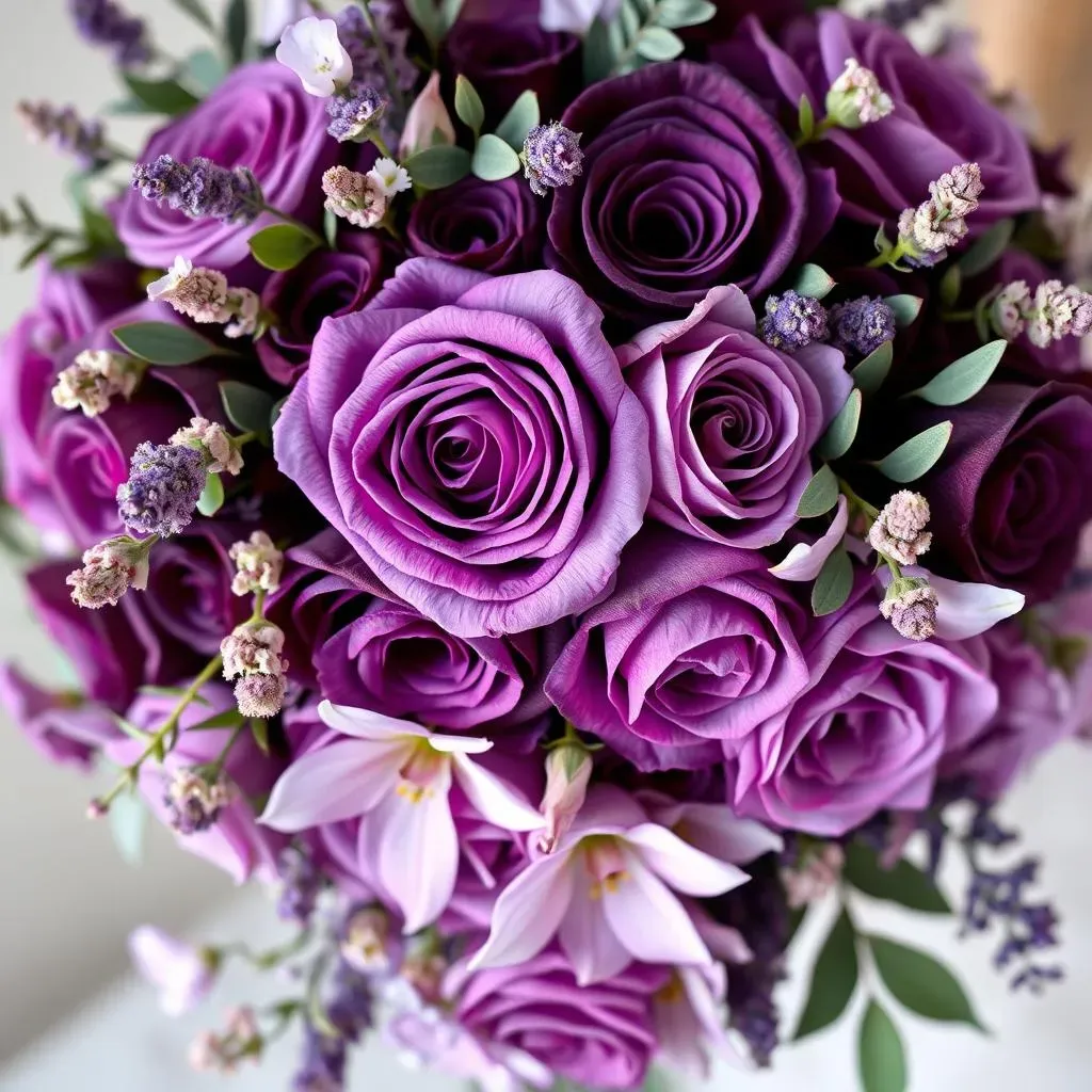 Designing Your Perfect Purple Rose Bouquet