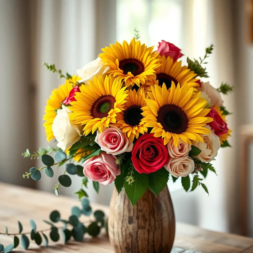 DIY Tips and Tricks for Creating Your Own Sunflower and Rose Bouquet