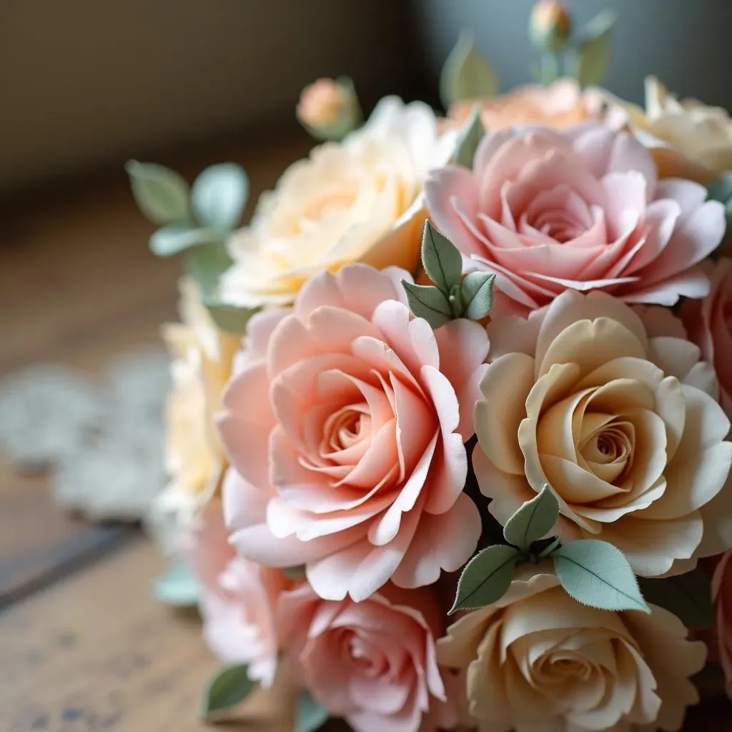 Essential Materials for Your DIY Paper Rose Wedding Bouquet