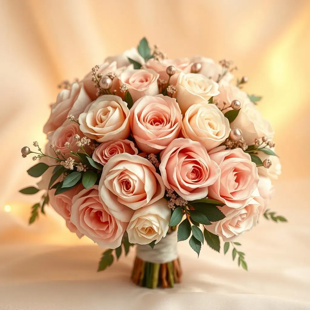 Flowers and Design Ideas for Your Champagne Rose Gold Bouquet