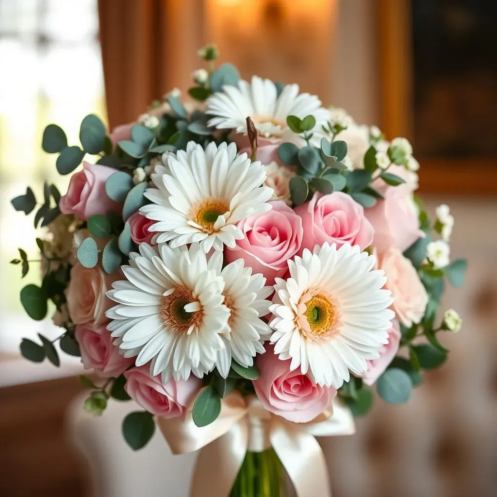 Gerbera Daisies and Roses Wedding Bouquets: Color Schemes and Styles
