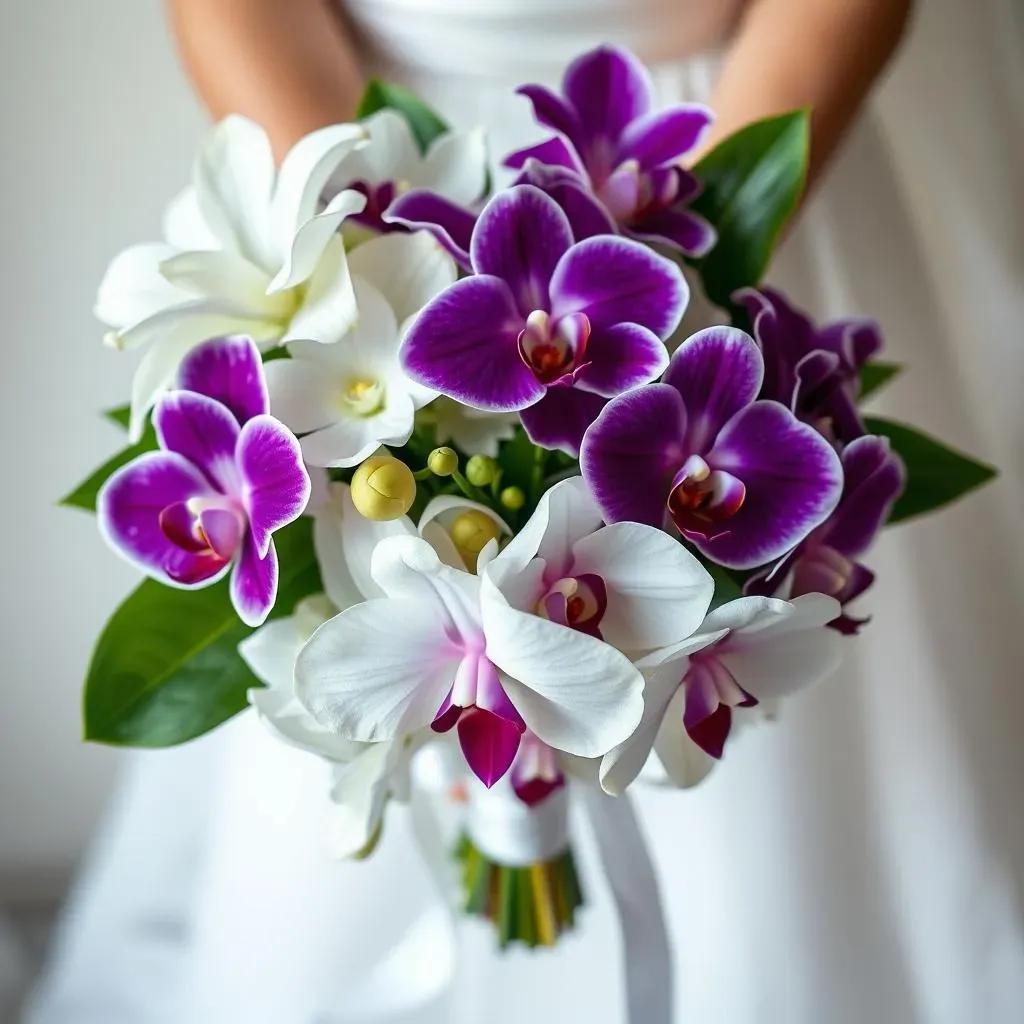 Orchid Hand Bouquet Wedding Inspiration and Care