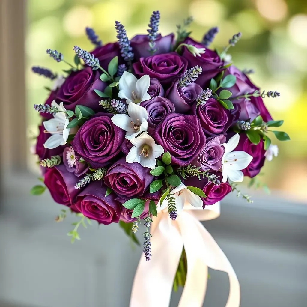 Ultimate Purple Rose Wedding Bouquet: Discover Yours Today