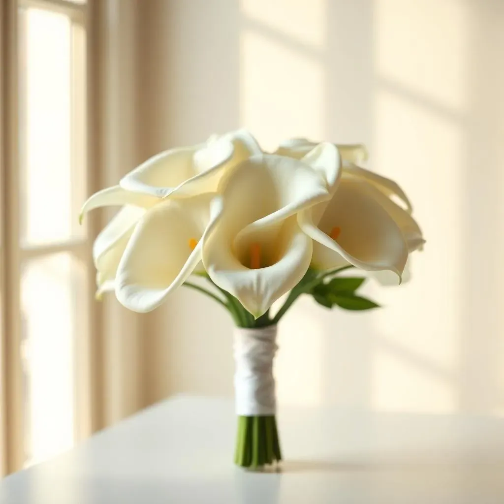 Simple Calla Lily Wedding Bouquets: Absolute Elegance
