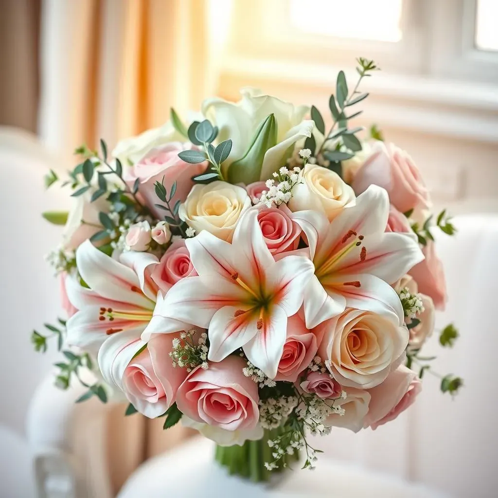 Stargazer Lily and Rose Bouquet Styles and Themes