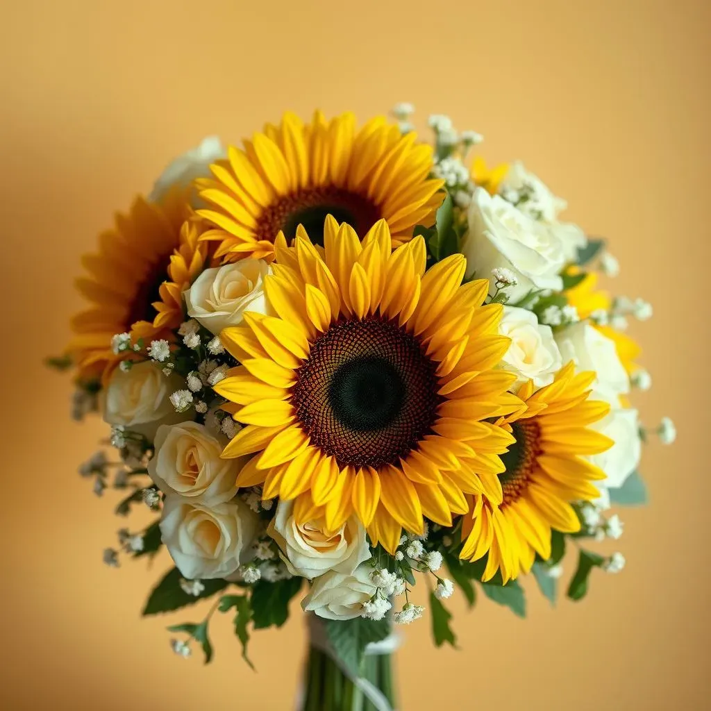 Stunning Sunflower and Rose Bouquet Combinations