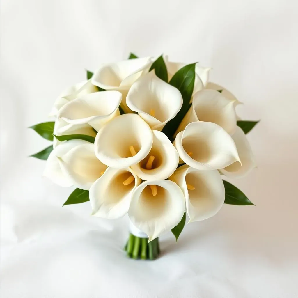 The Allure of Simple Calla Lily Wedding Bouquets