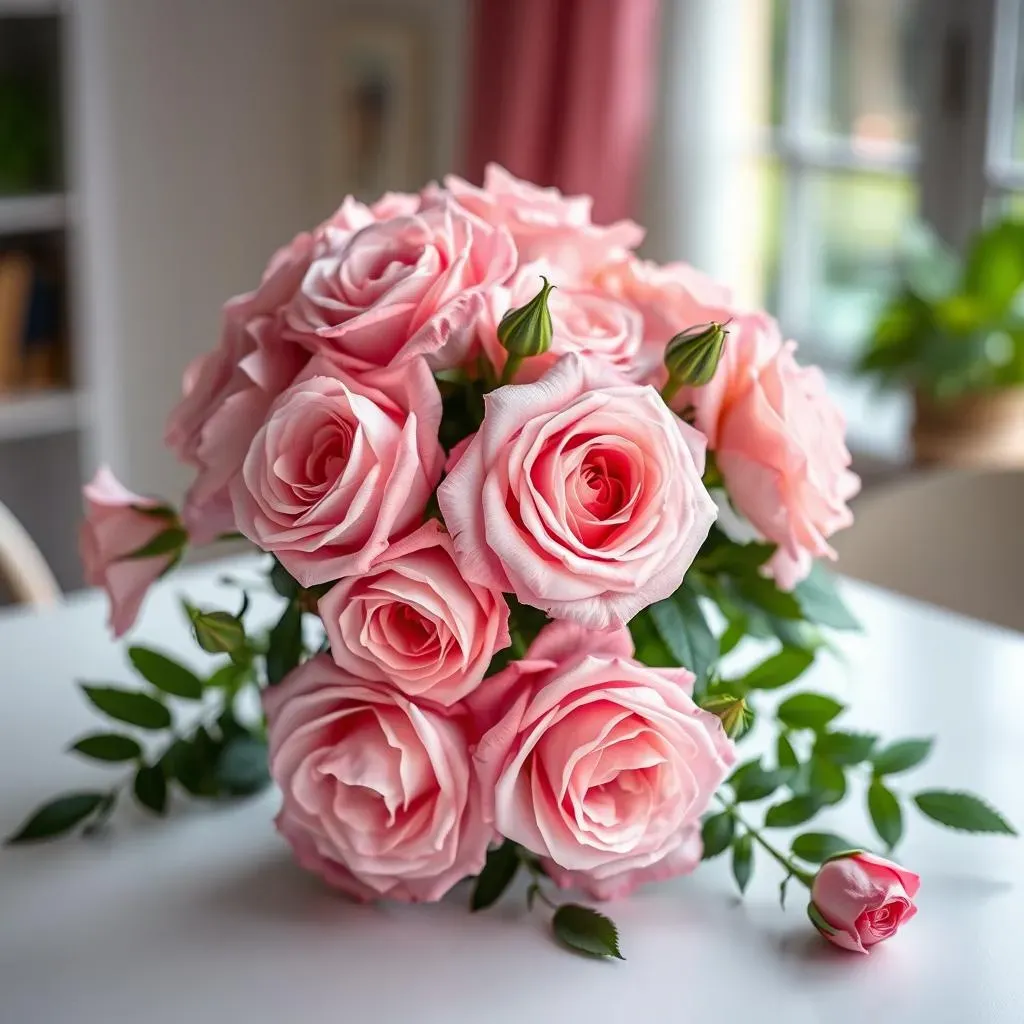 Tips for Keeping Your Pink Garden Rose Bouquet Fresh