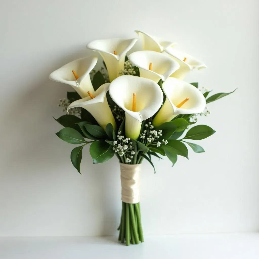 Types of Artificial Calla Lily Wedding Bouquets