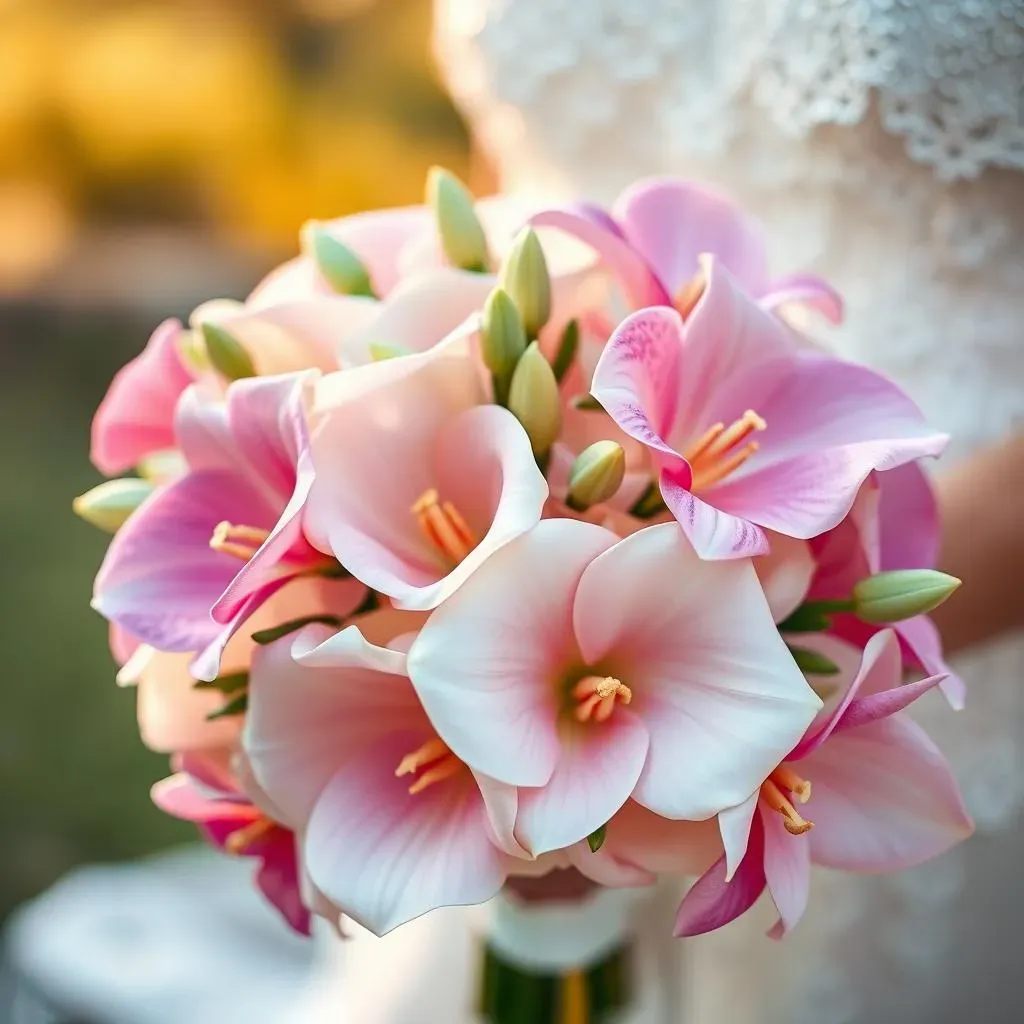 Stunning Wedding Bouquets with Calla Lilies and Orchids