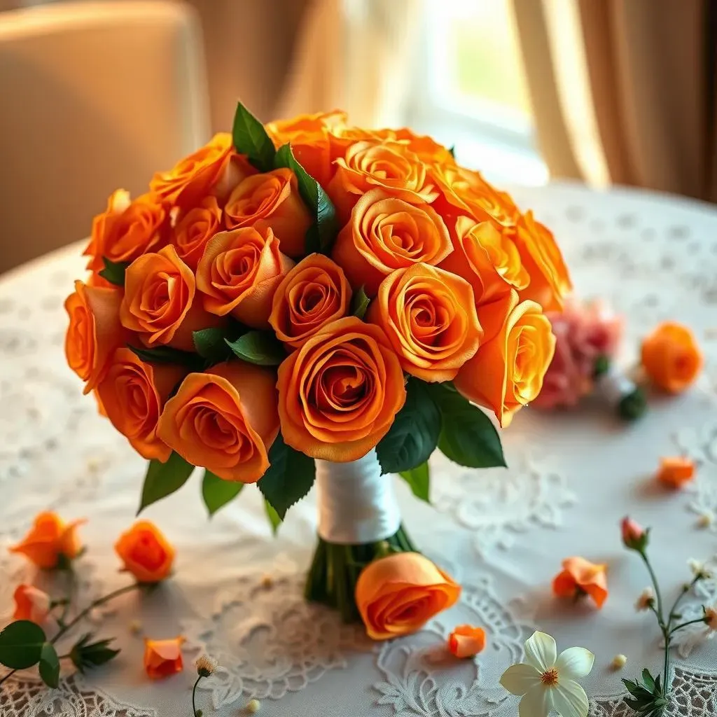 Where to Find Your Dream Orange Rose Wedding Bouquet