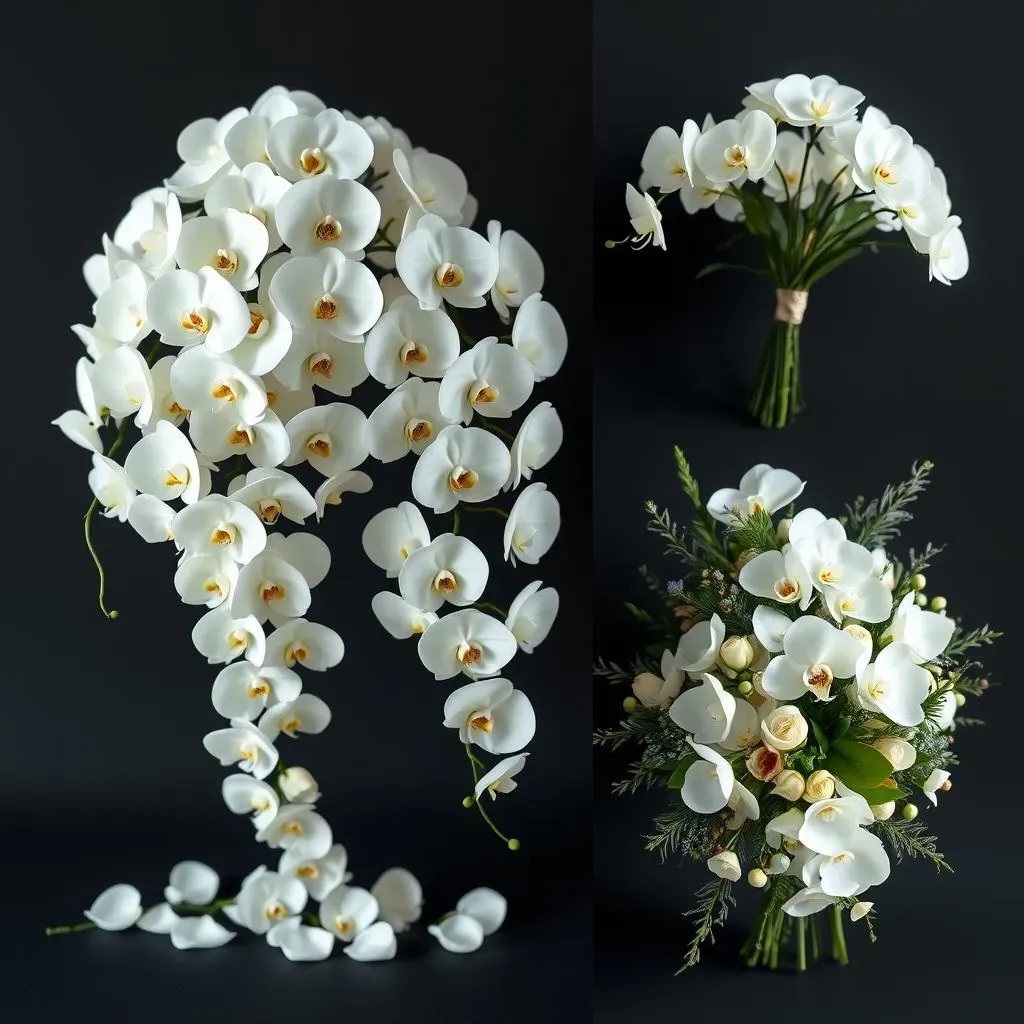 White Orchid Bouquet Styles and Inspiration