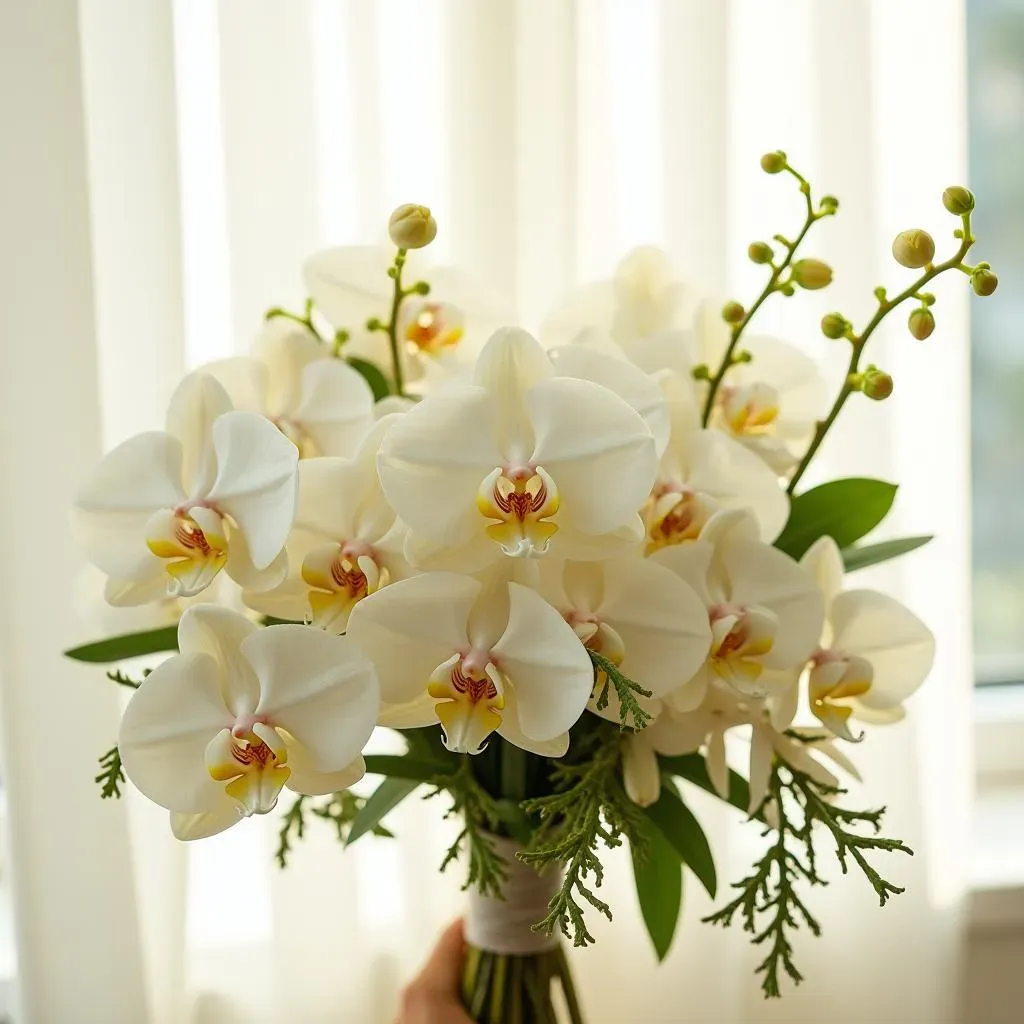 Stunning White Orchid Wedding Bouquet Ideas for Your Big Day